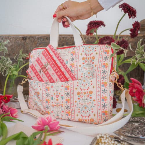 Funda para ordenador portátil 13”-14” con asa nonni martabge