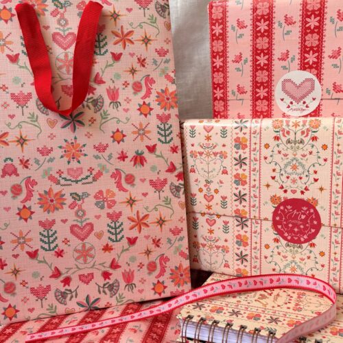 Bolsa de regalo cartón lino nonni martabge